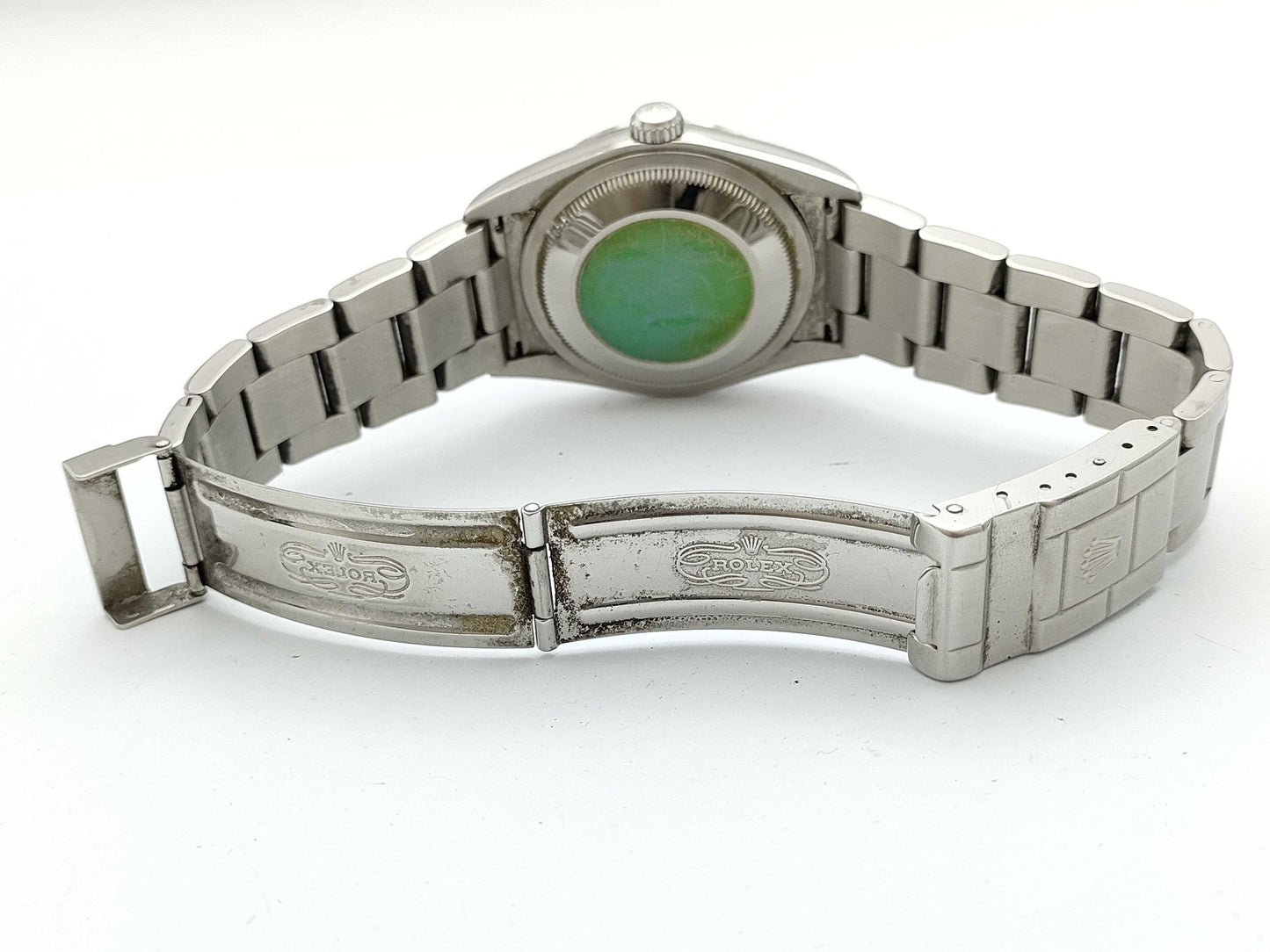 ROLEX 114270 Y883198 Black Dial Men's Watch