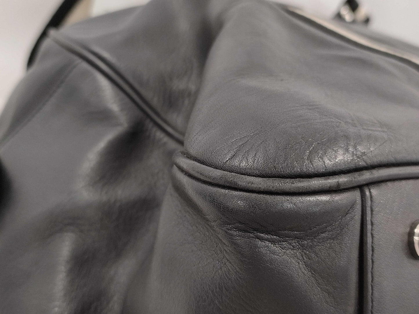 BALLY Leather Boston Bag