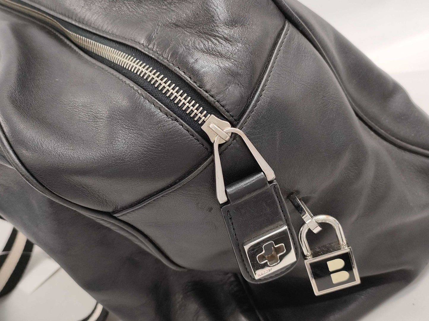 BALLY Leather Boston Bag