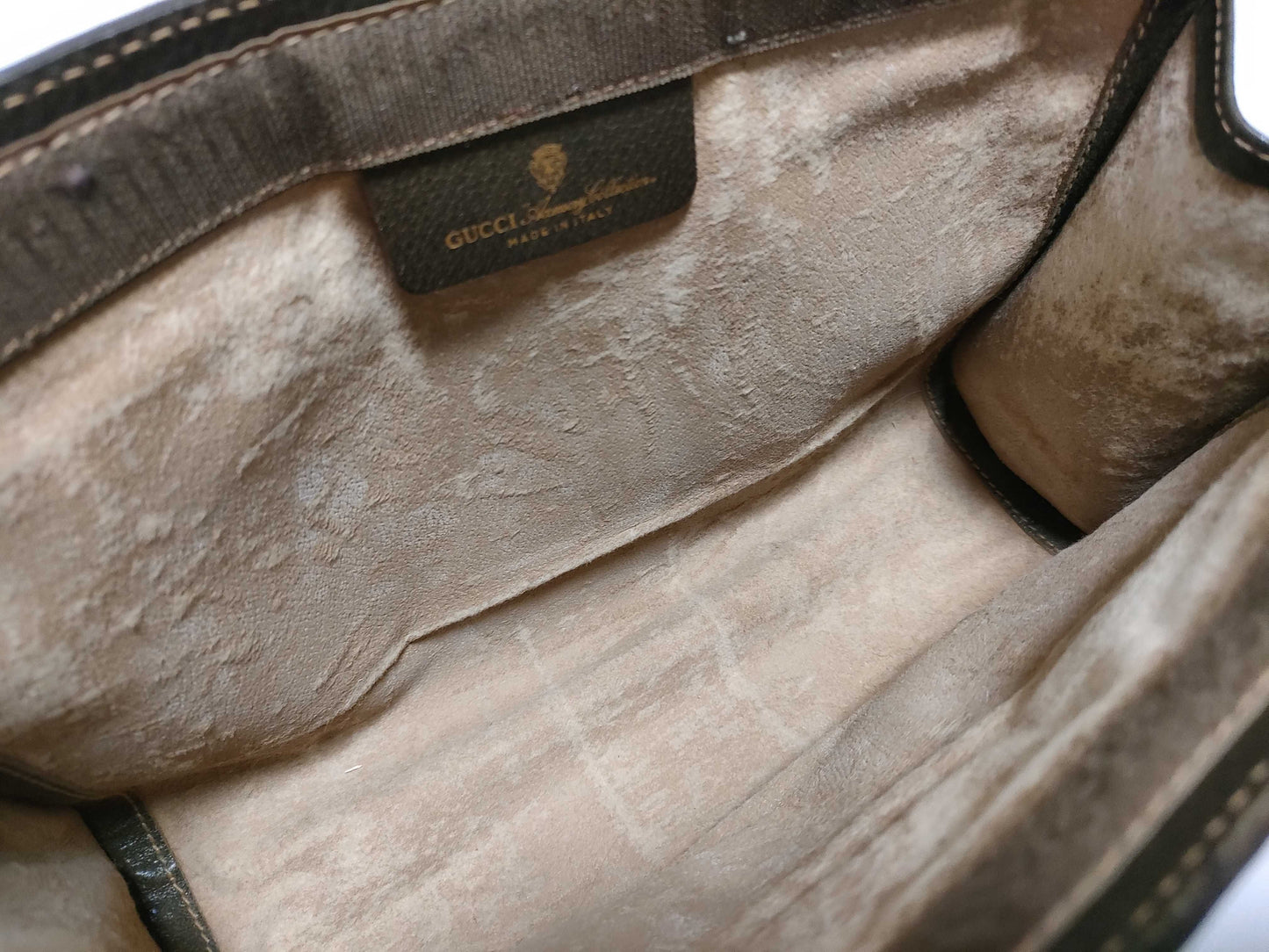 GUCCI GG Supreme Sherry Second Bag Clutch Bag