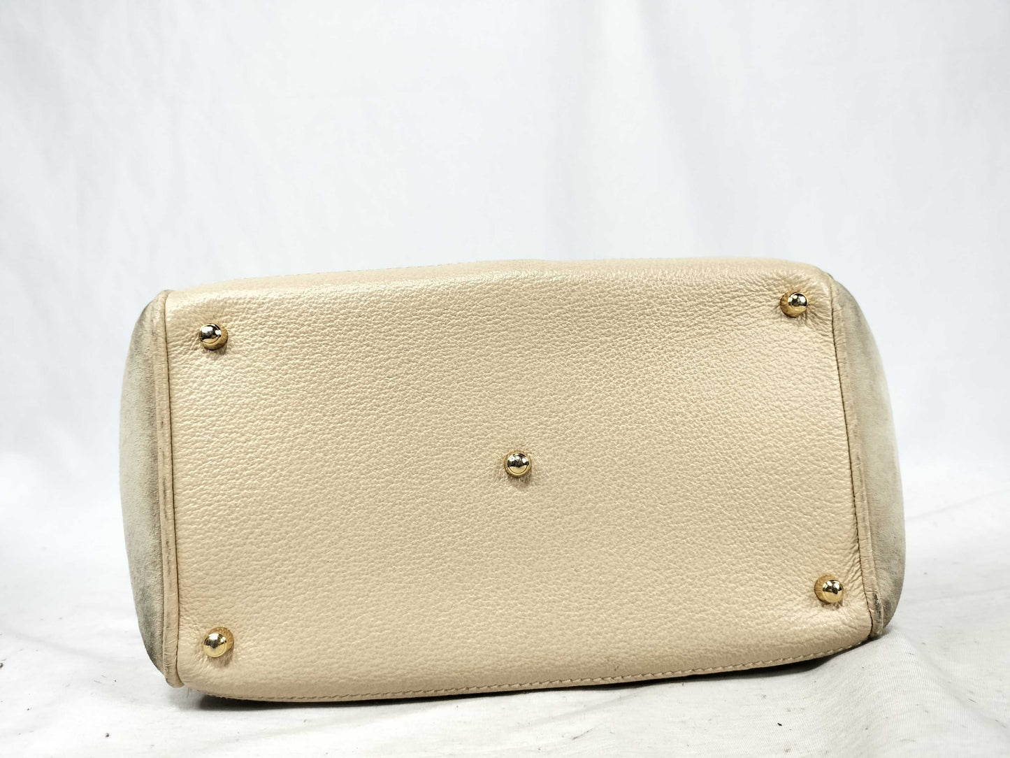 GUCCI Bamboo 000 122 0316 Beige Handbag