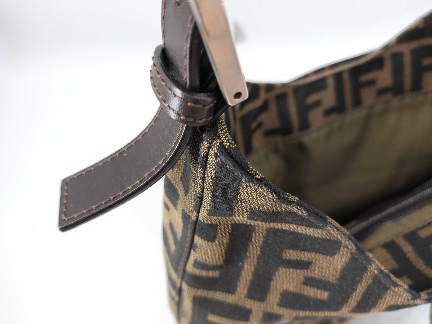FENDI Zucca pattern Zucca pattern Mamma hardware one-shoulder shoulder bag
