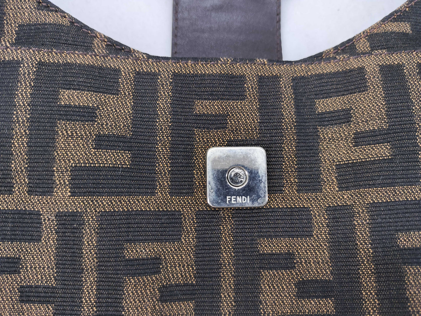 FENDI Zucca pattern Zucca pattern Mamma hardware one-shoulder shoulder bag