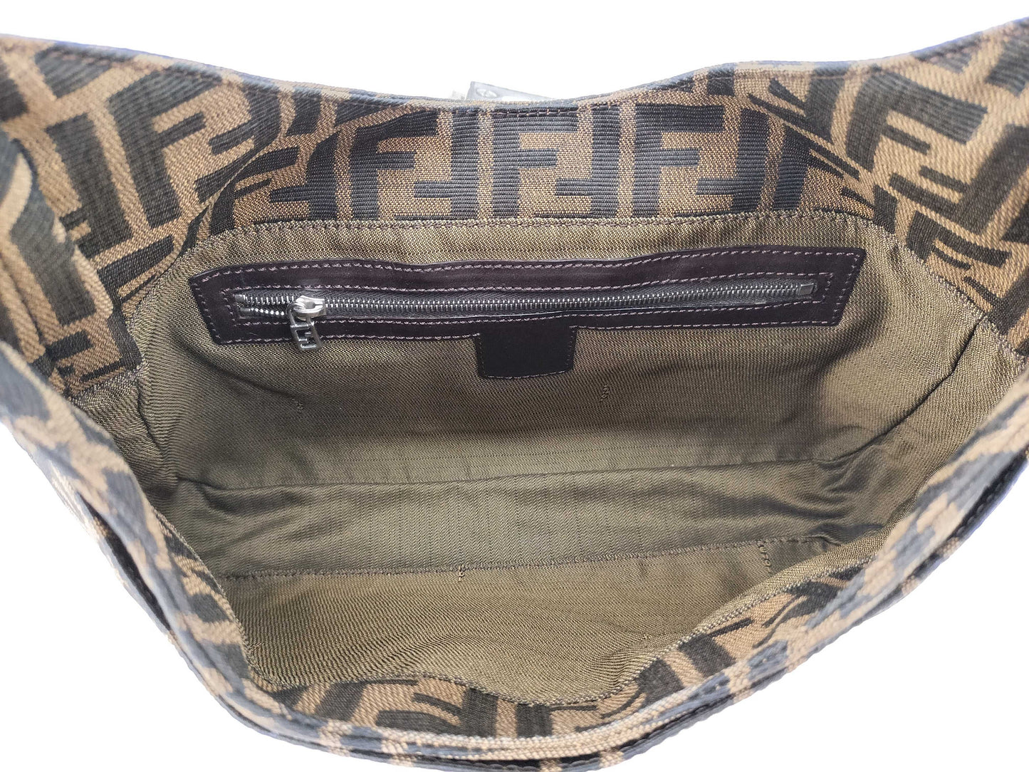 FENDI Zucca pattern Zucca pattern Mamma hardware one-shoulder shoulder bag
