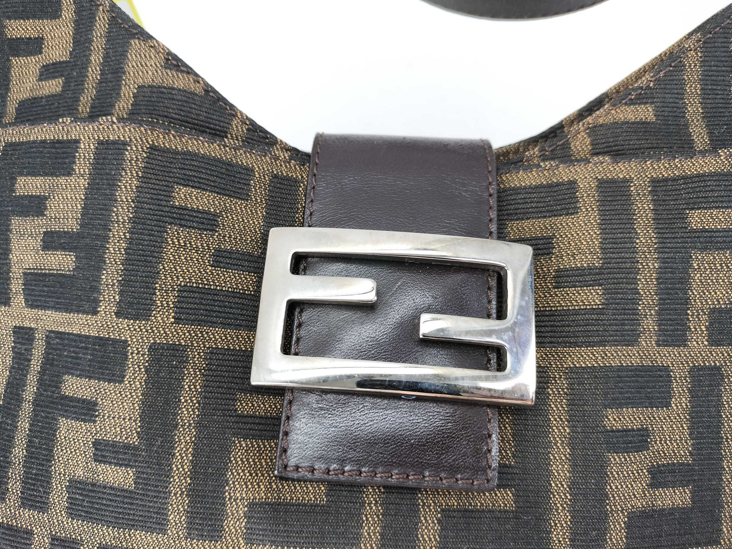FENDI Zucca pattern Zucca pattern Mamma hardware one-shoulder shoulder bag