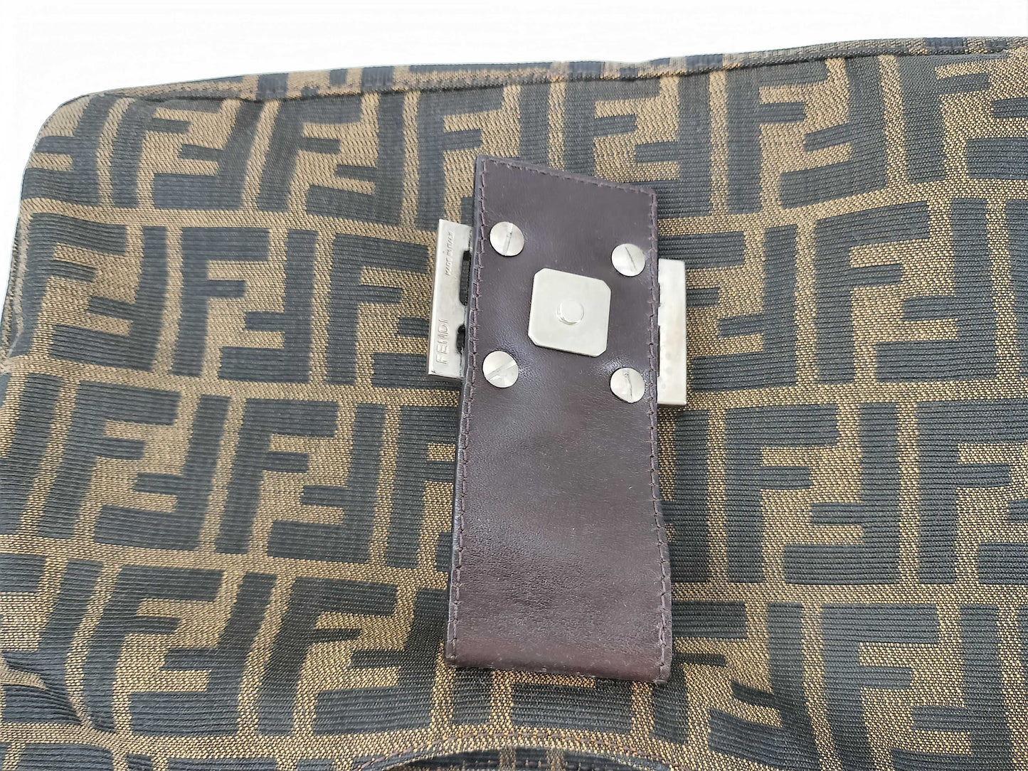 FENDI Zucca pattern Zucca pattern Mamma hardware one-shoulder shoulder bag