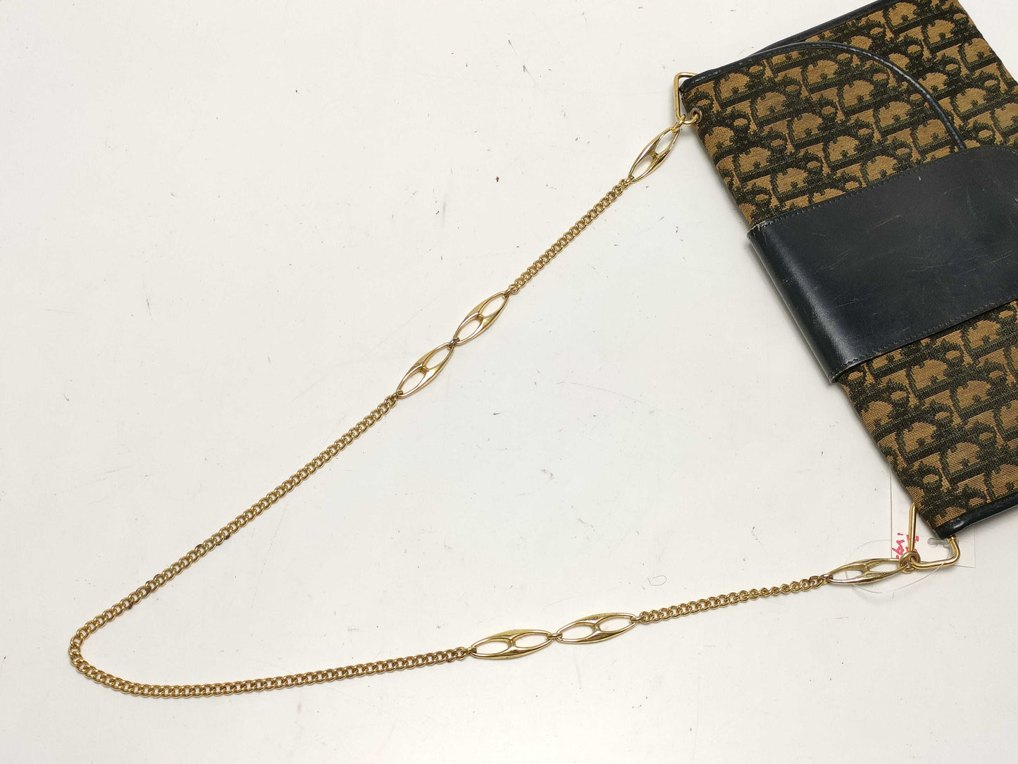 (10460_0347) Dior Trotter Chain Shoulder Shoulder Bag