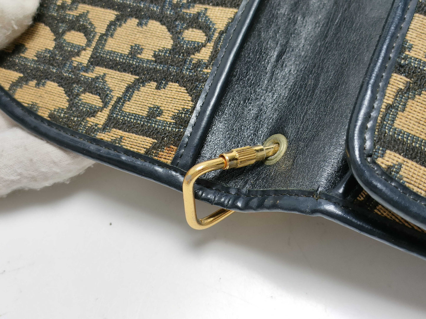 (10460_0347) Dior Trotter Chain Shoulder Shoulder Bag