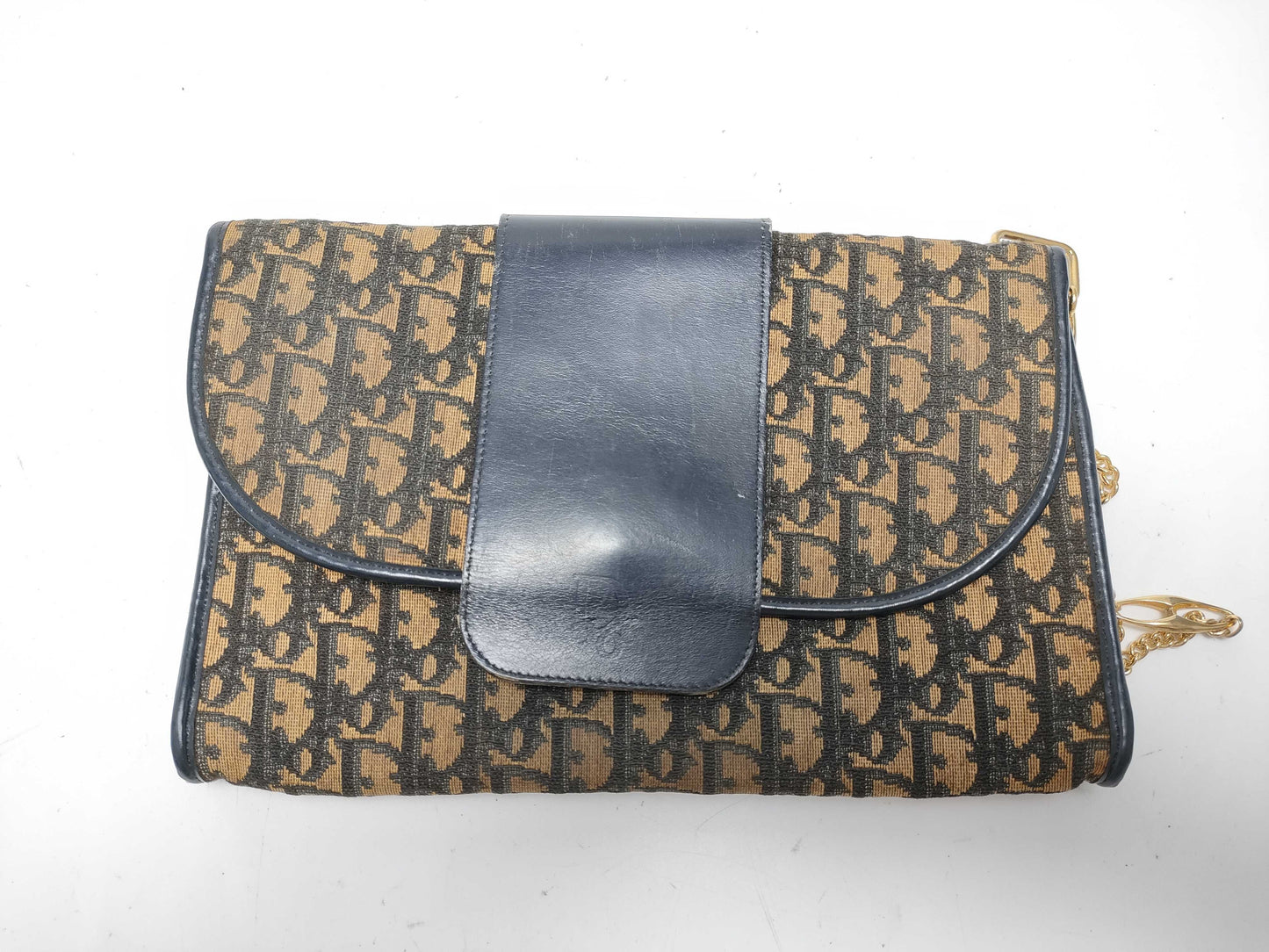 (10460_0347) Dior Trotter Chain Shoulder Shoulder Bag