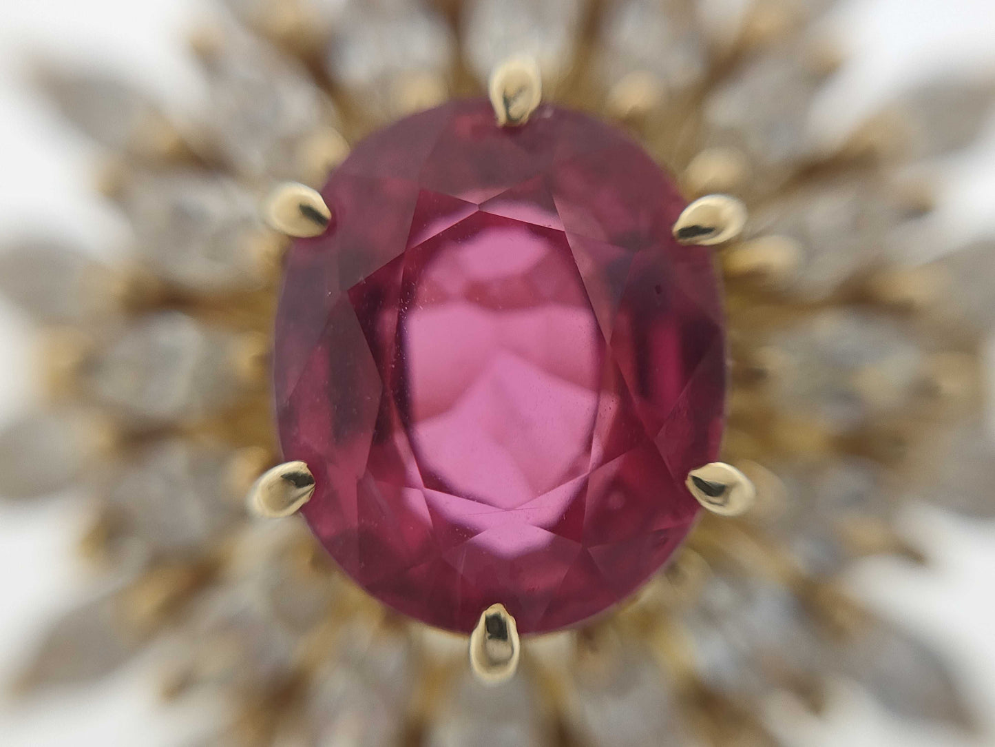 R2.56ct D1.70/0.20ct K18 11.7g Ring
