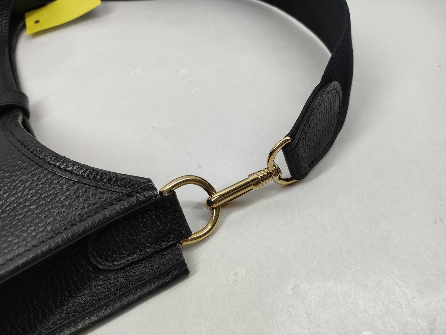 HERMES Evelyn □B engraved Togo shoulder bag