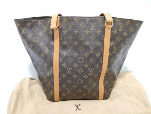 LOUIS VUITTON Monogram Sac Shopping Shoulder Bag