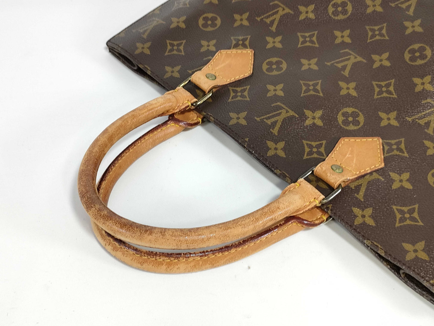 LOUIS VUITTON Monogram M51140 Sac Plat Tote Bag