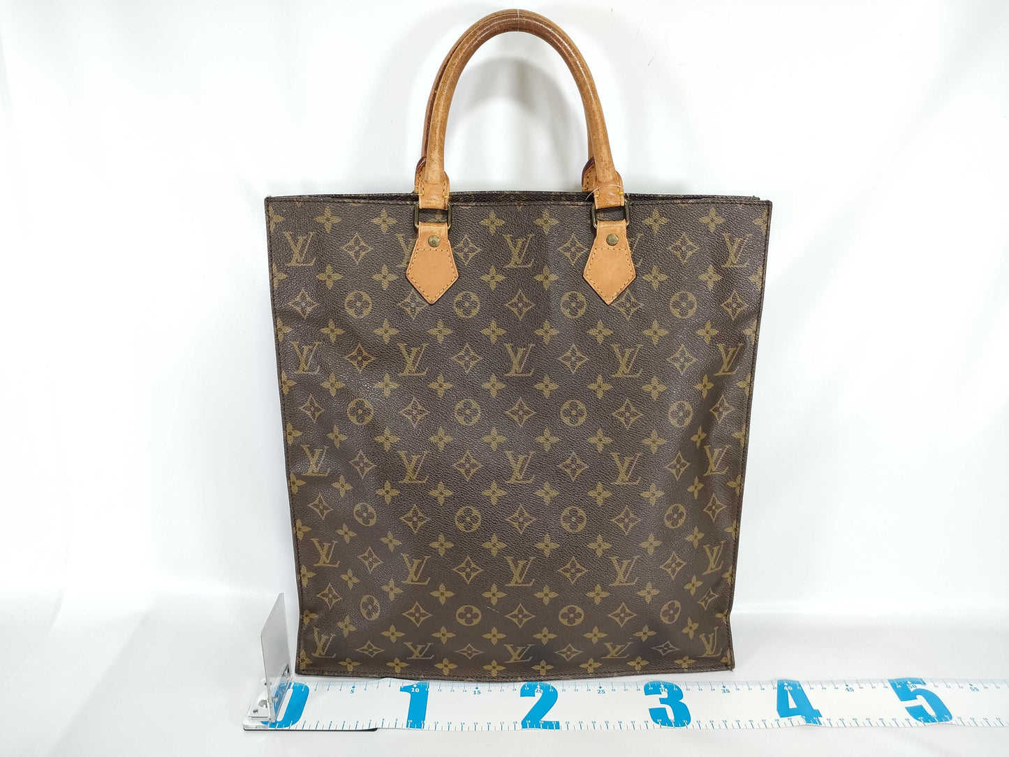 LOUIS VUITTON Monogram M51140 Sac Plat Tote Bag