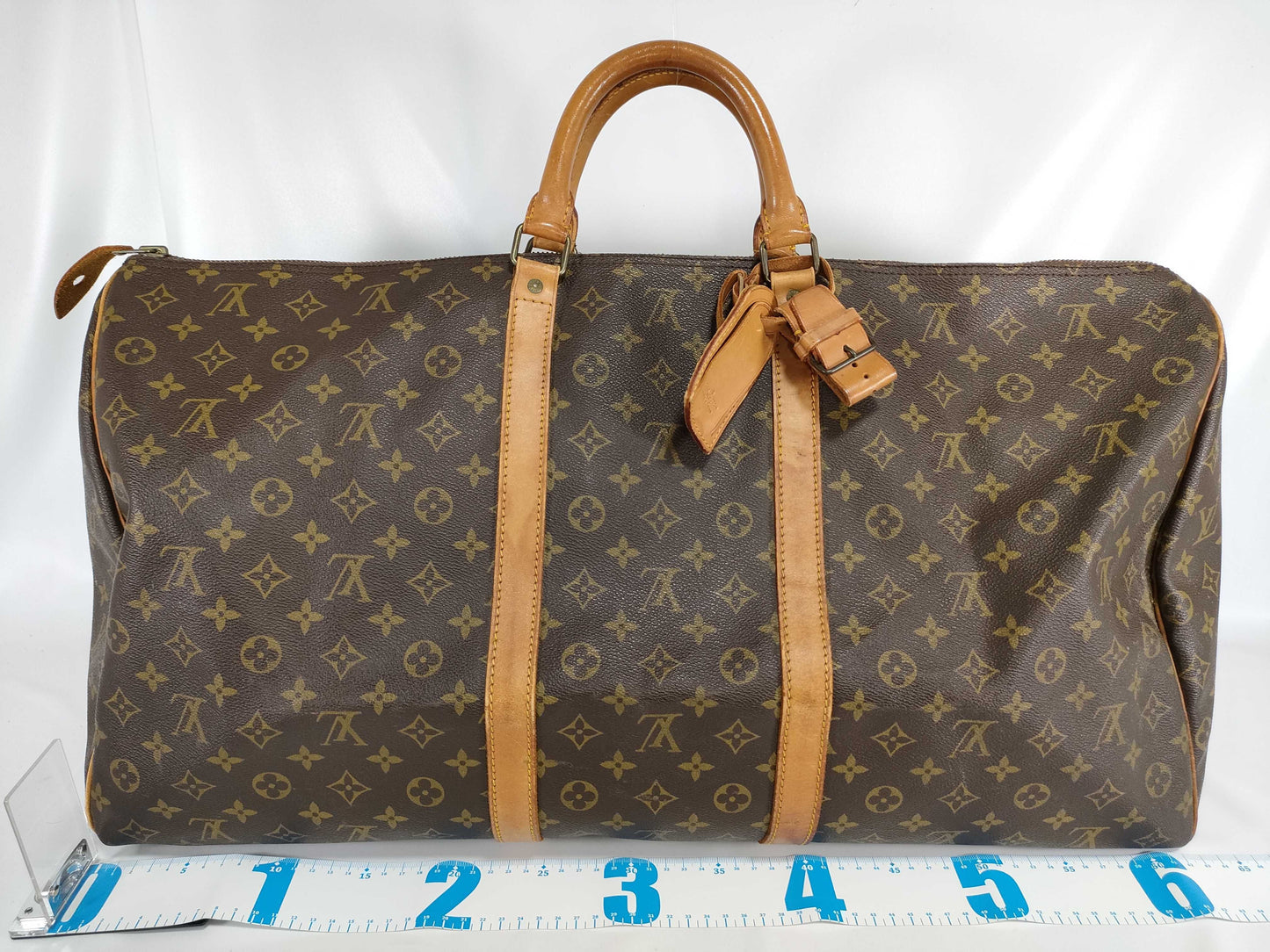 LOUIS VUITTON Monogram Keepall Boston Bag