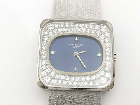 PATEK PHILIPPE Diamond Face Hand-Wound Women's Watch
