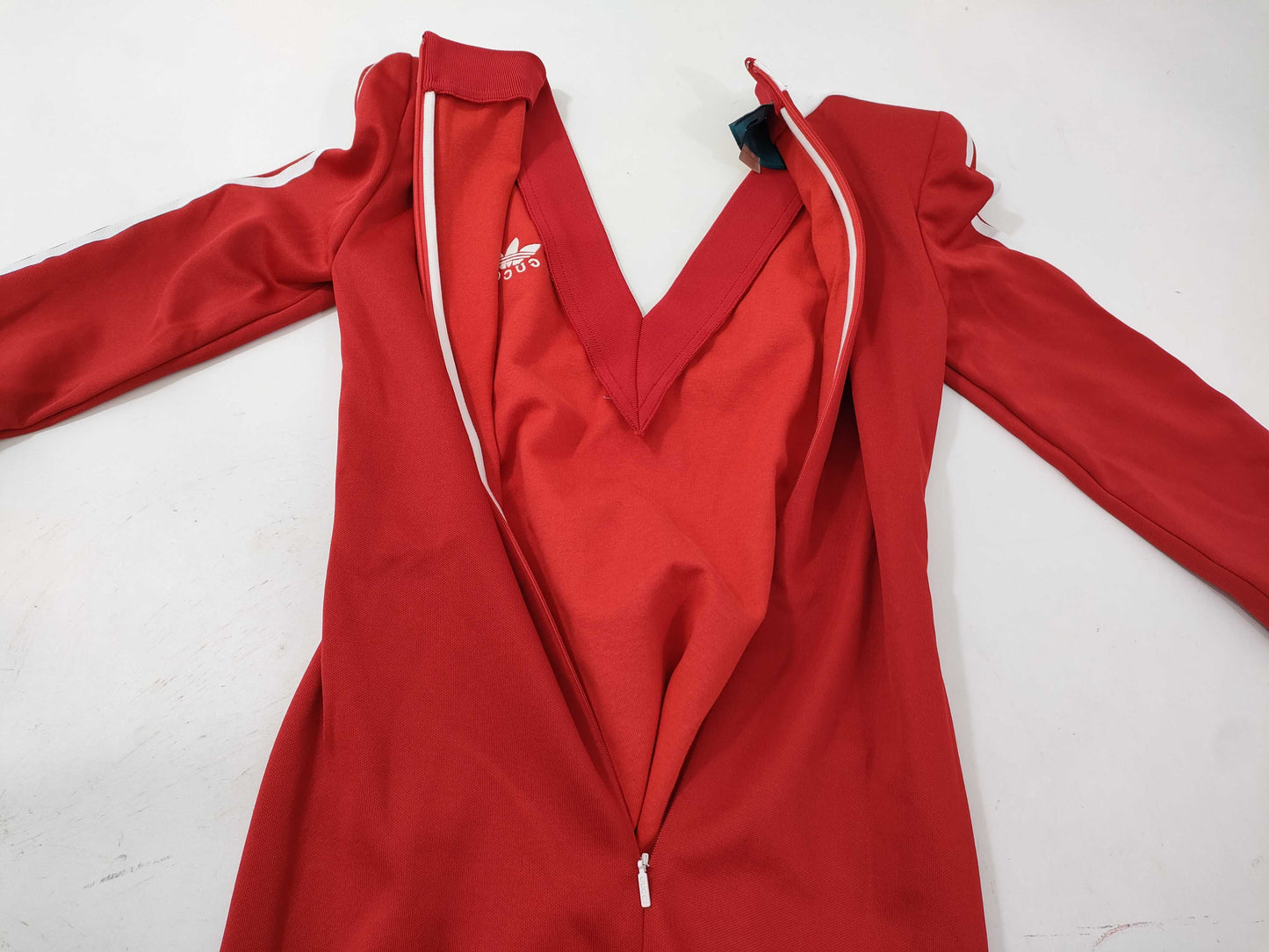 GUCCI Dress 88387 Red and White Dress