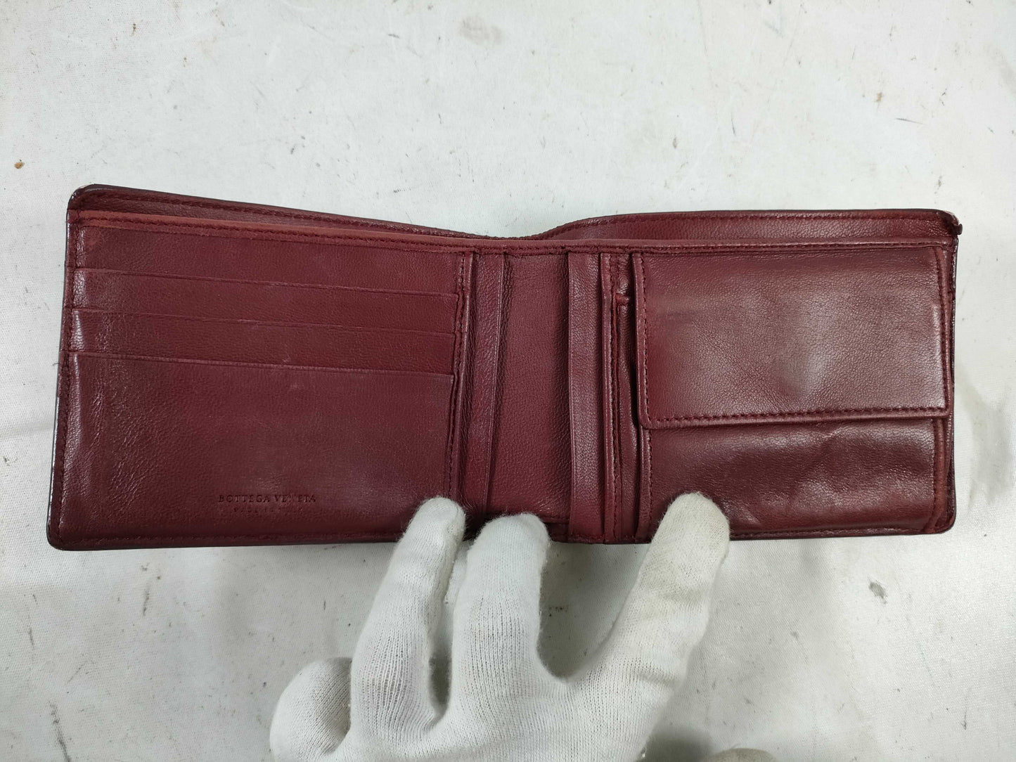 (10461_0277)▼BOTTEGA VENETA Ai Leather Bi-Fold Wallet Wallet