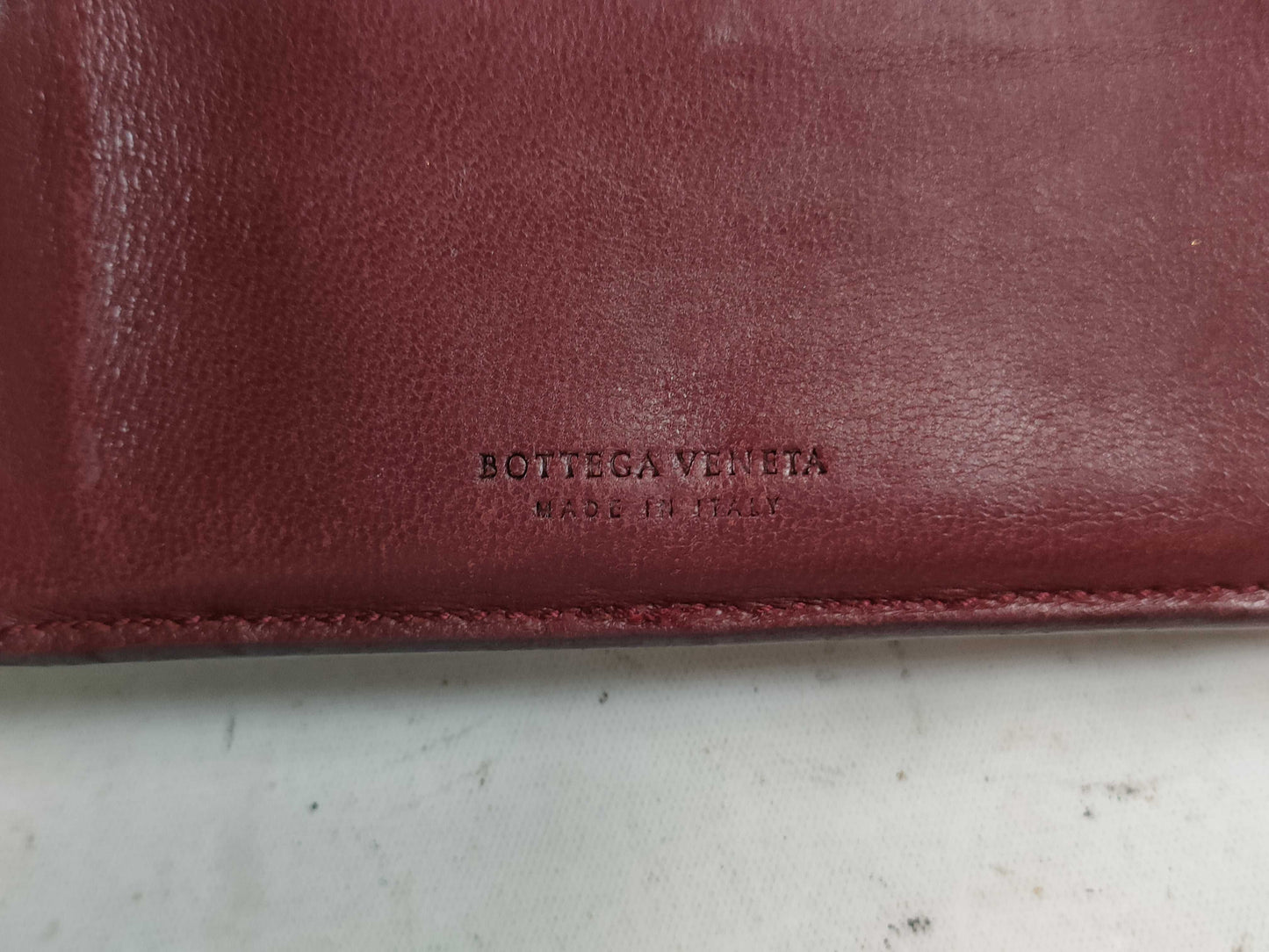 (10461_0277)▼BOTTEGA VENETA Ai Leather Bi-Fold Wallet Wallet