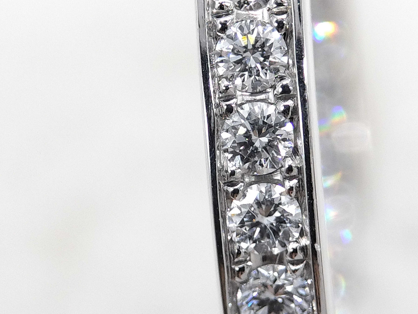 Cartier Hoop Diamond WG 750 9.2g Earrings