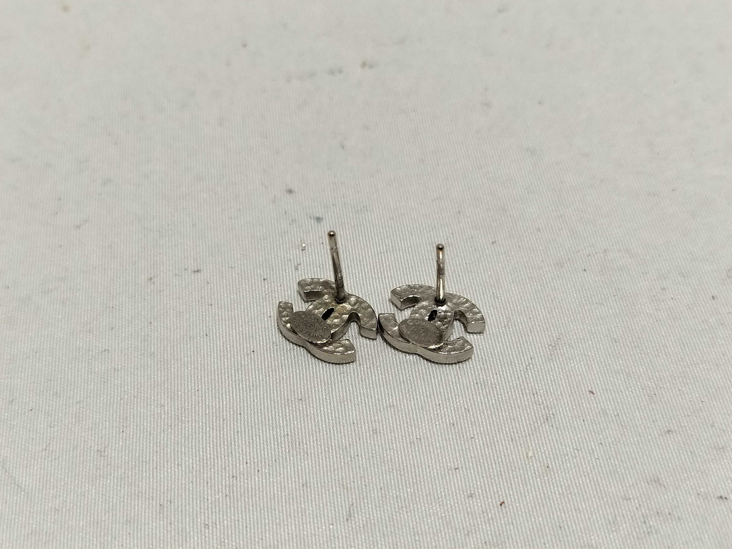 CHANEL Coco Mark Coco Rhinestone Earrings