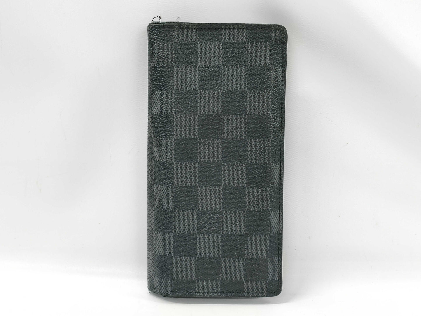 LOUIS VUITTON Damier Graphite N62665 Portefeuille Brazza Wallet