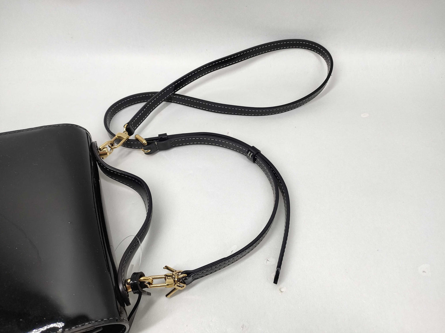 LOUIS VUITTON Vernis Monceau BB M91581 2-Way Handbag