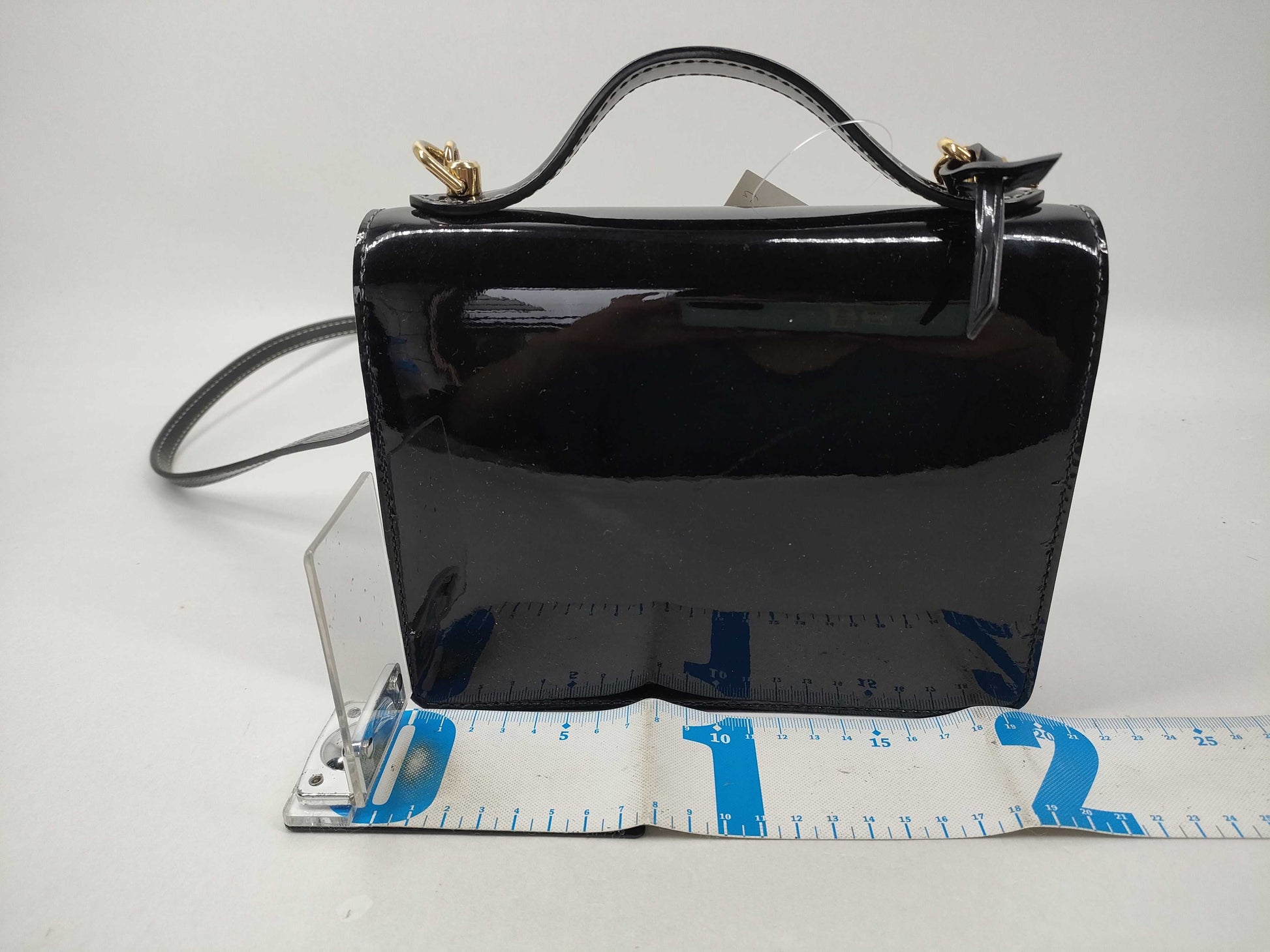 LOUIS VUITTON Vernis Monceau BB M91581 2-Way Handbag