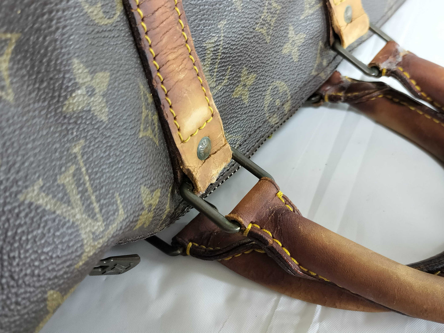 LOUIS VUITTON Monogram Keepall Boston Bag