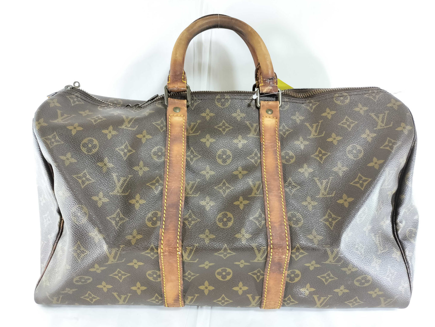 LOUIS VUITTON Monogram Keepall Boston Bag