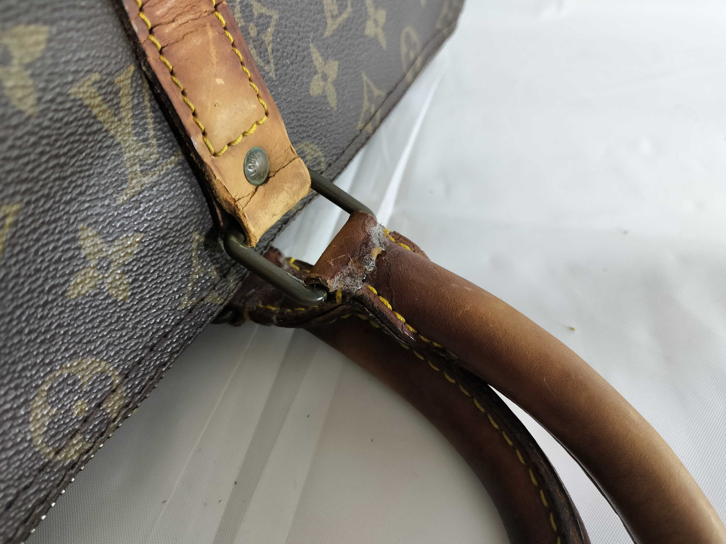 LOUIS VUITTON Monogram Keepall Boston Bag