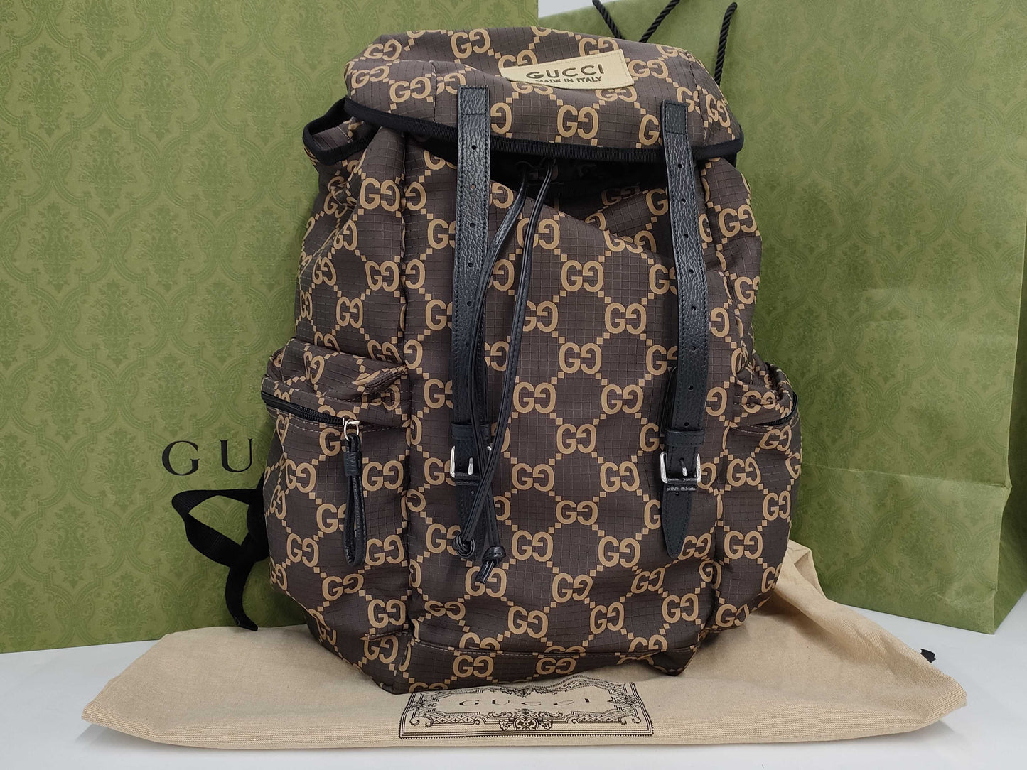 GUCCI GG Large Ripstop Backpack, Japan Limited Edition