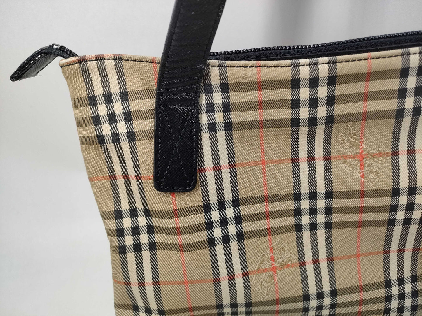 BURBERRY Nova Check Tote Bag