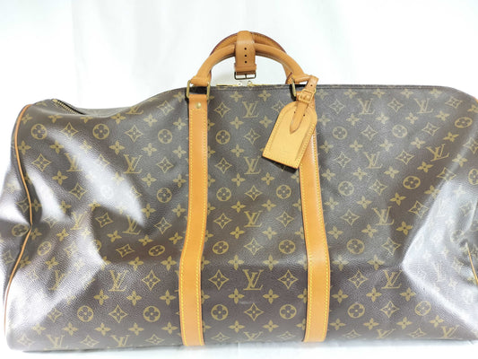 LOUIS VUITTON Monogram M41412 Keepall Bandouliere 60 Boston Bag