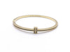 Tiffany&Co. T-toe Hinge Diamond YG Au750 15.7g Bracelet & Bangle