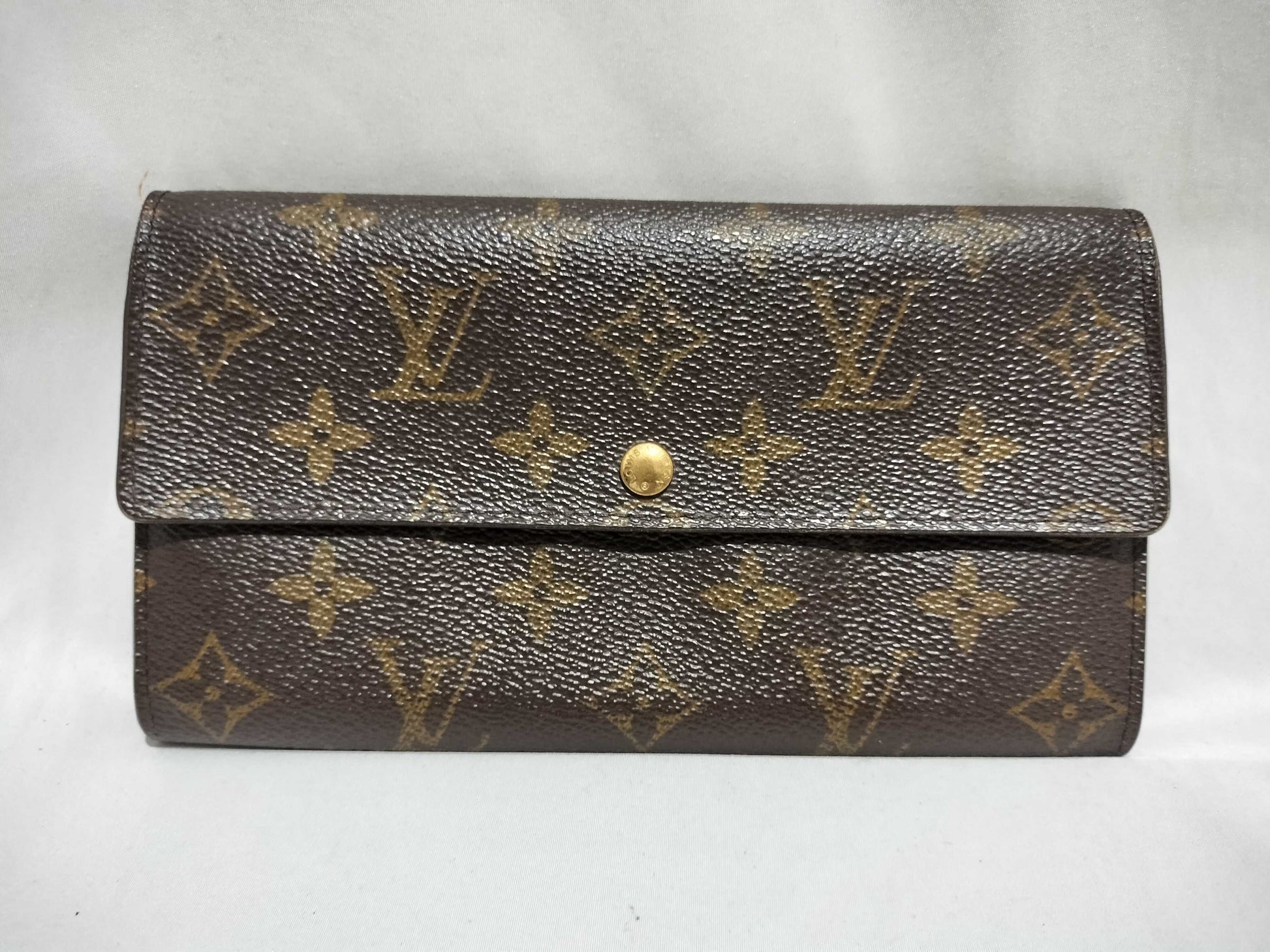 LOUIS VUITTON Monogram Old Portefeuille Sala Wallet
