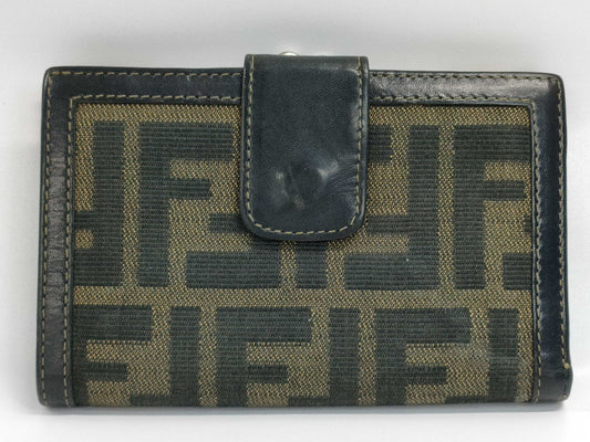 FENDI Zucca clasp wallet