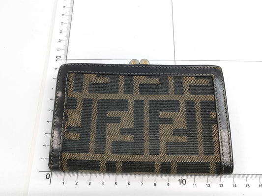 FENDI Zucca clasp wallet