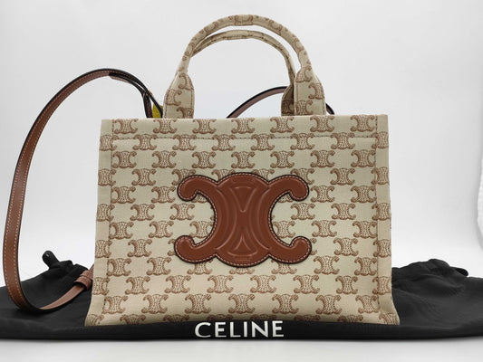 CELINE Small Cabas Thais 2-way Shoulder Bag