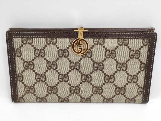 GUCCI Old Gucci Long Wallet