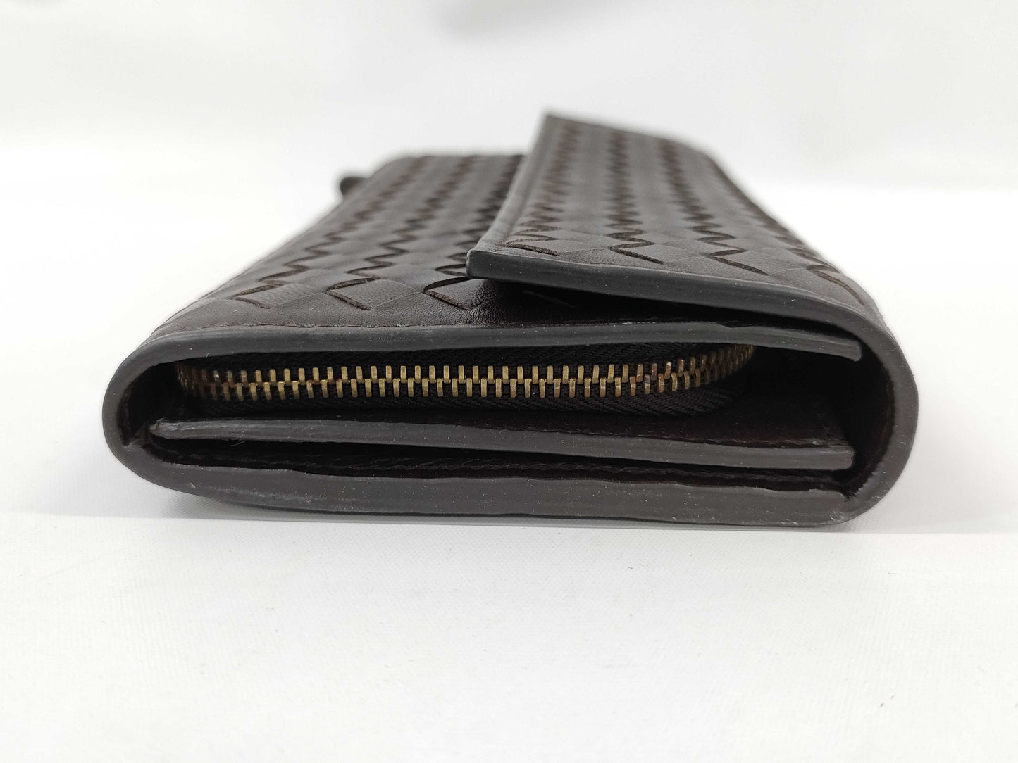 BOTTEGA VENETA Flap/Intrecciato Long Wallet