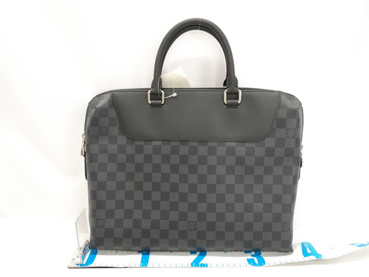 LOUIS VUITTON Damier Graphite n48260 Business Bag