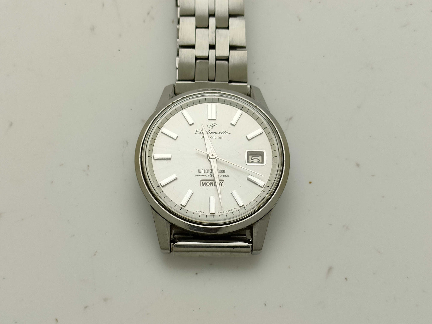 SEIKO Week Data 6206-8990 Men's Watch