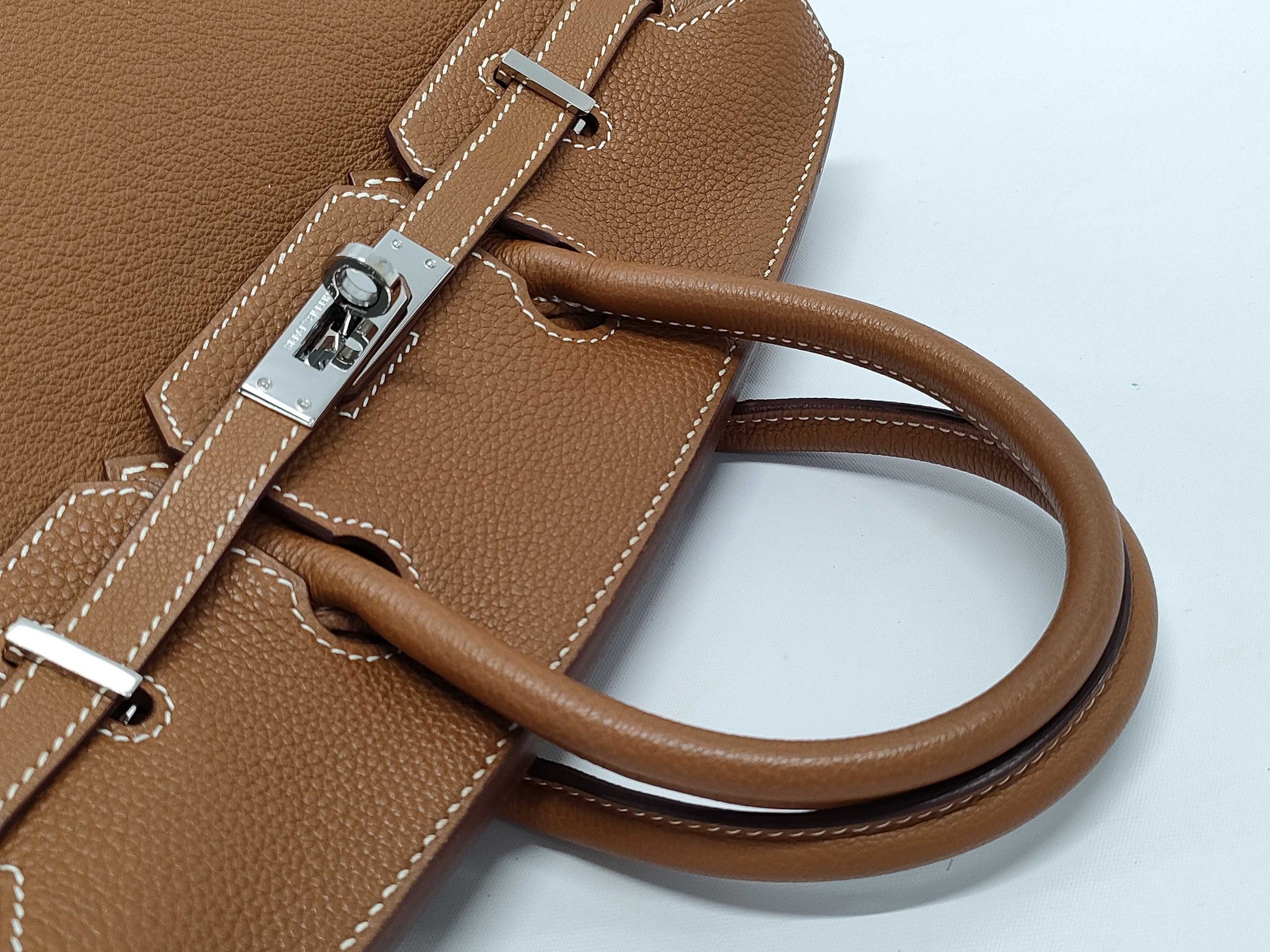 HERMES Birkin 25 Togo with sterling silver hardware, H handbag