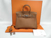 HERMES Birkin 25 Togo with sterling silver hardware, H handbag