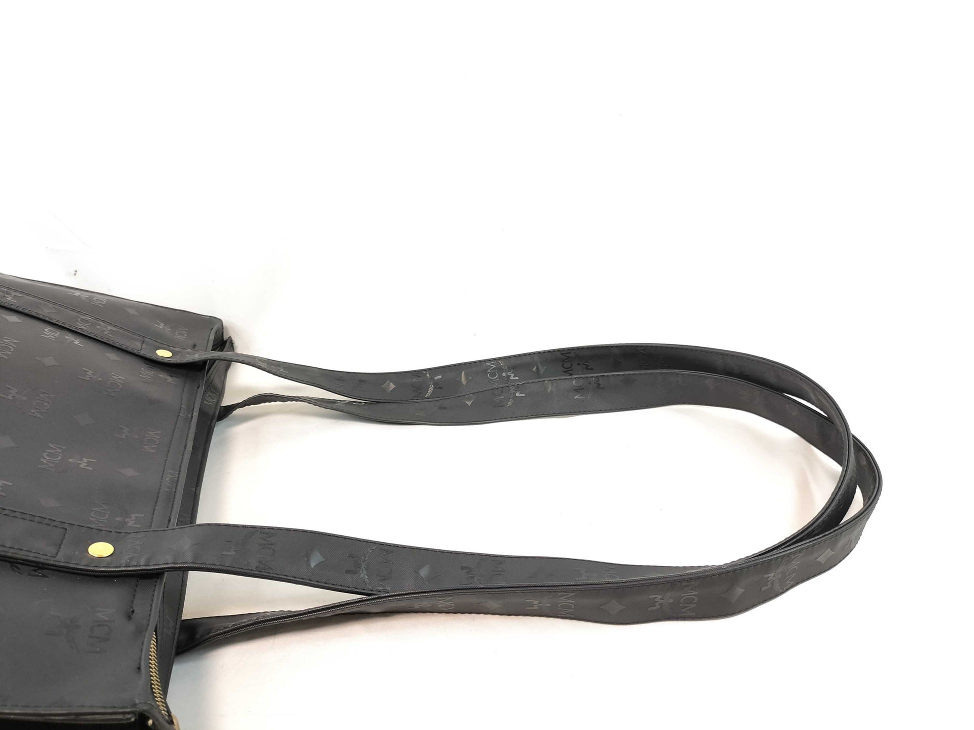 MCM PVC Tote Bag Black Tote Bag