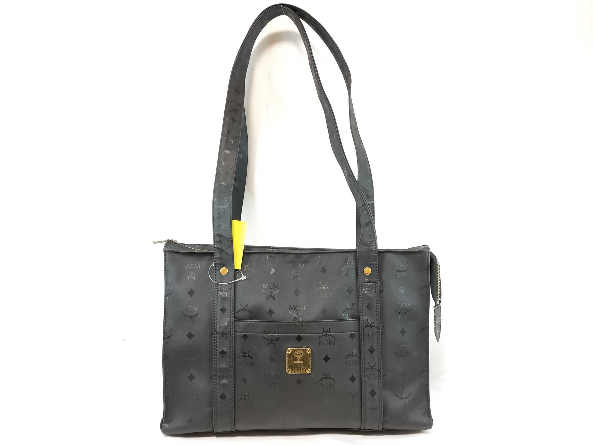 MCM PVC Tote Bag Black Tote Bag