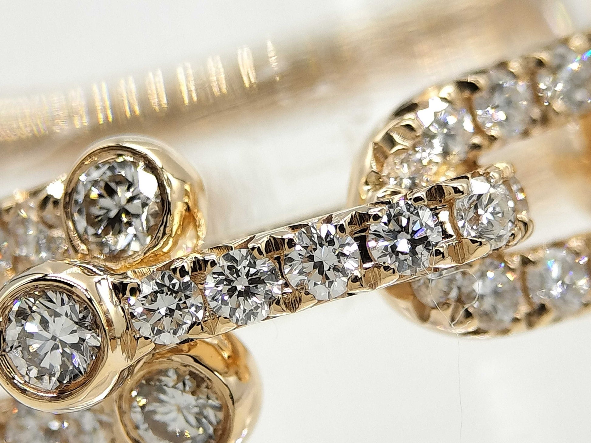 Tiffany&Co. Hardware D1.32ct PG Au750 8.0g Ring