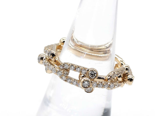 Tiffany&Co. Hardware D1.32ct PG Au750 8.0g Ring
