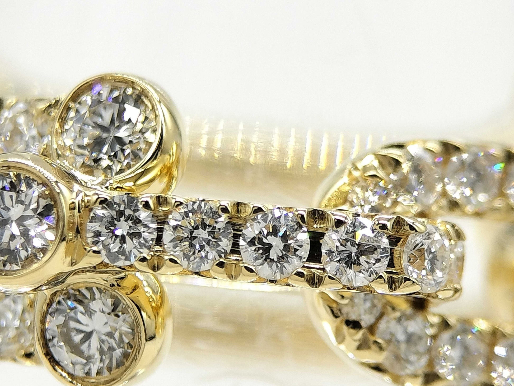 Tiffany&Co. Hardware D1.32ct YG Au750 8.1g Ring